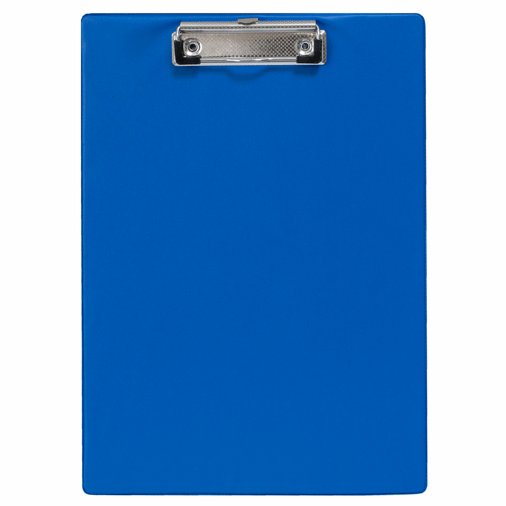 Кліпборд А4, PVC, синій H-Tone (JJ40918-blue)